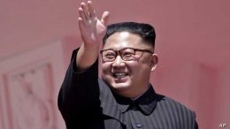 Pemimpin Tertinggi Republik Rakyat Demokratik Korea Utara Kim Jong Un (Sumber foto: https://www.voanews.com/)