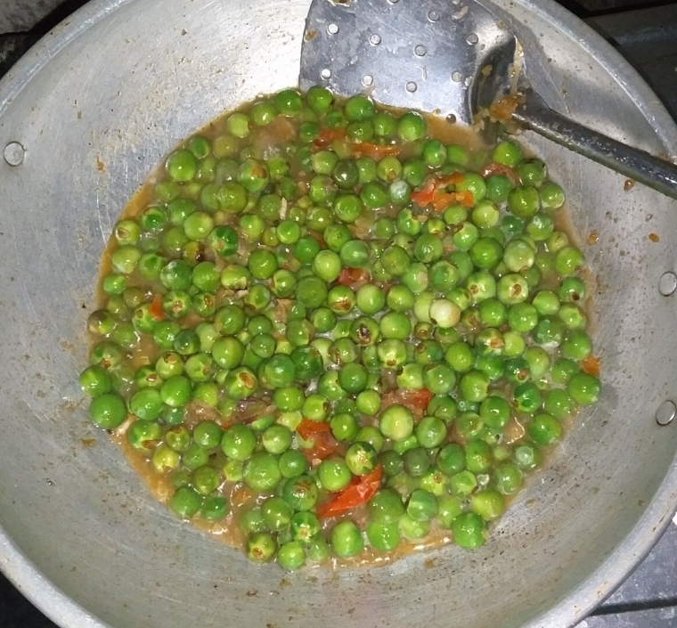 Terong pokak ditumis bersama bumbu halus | dok.pri