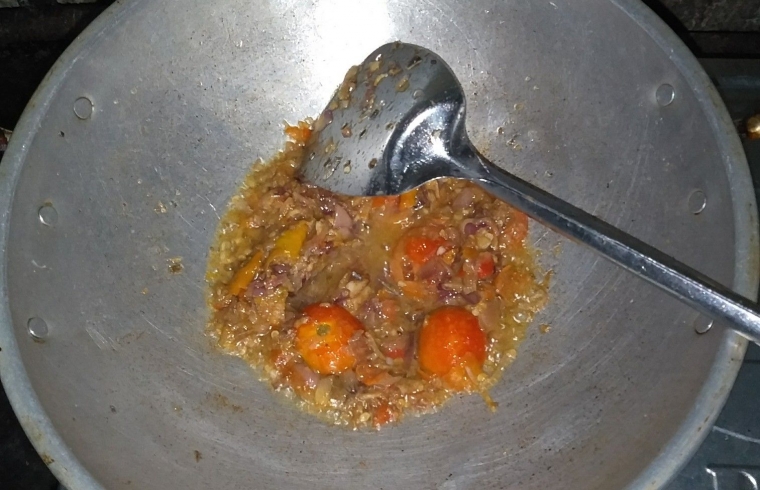 Bumbu halus ditumis | dok.pri