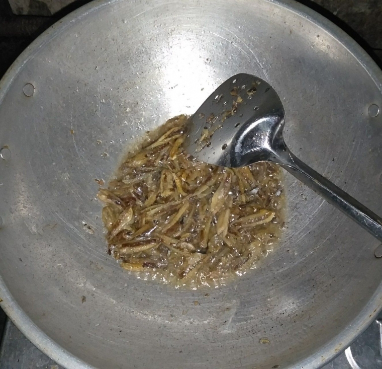 Teri digoreng dulu | dok.pri