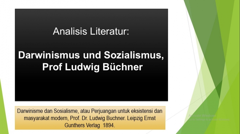 Darwinismus und Sozialismus, Prof Ludwig Buchner