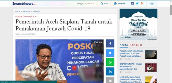 Pernyataan Jubir Pemerintah Aceh