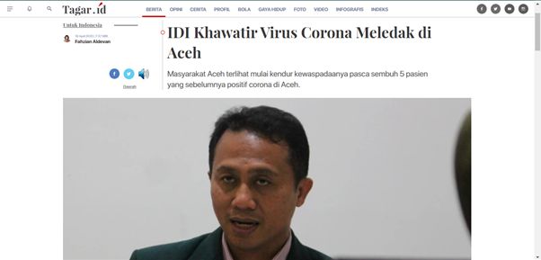 Kekhawatiran IDI Aceh