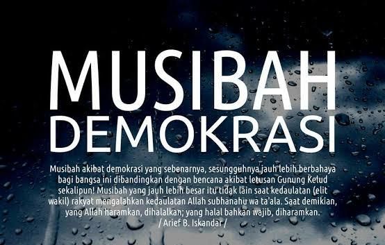 Musibah demokrasi (Foto 99design.com)