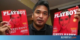 Majalah Playboy Indonesia yang sudah dilarang, sumber: kompas.com
