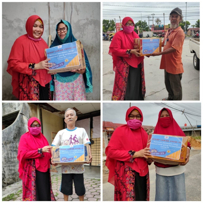 FDAP Korwil Riau Membagikan Sembako | dokpri
