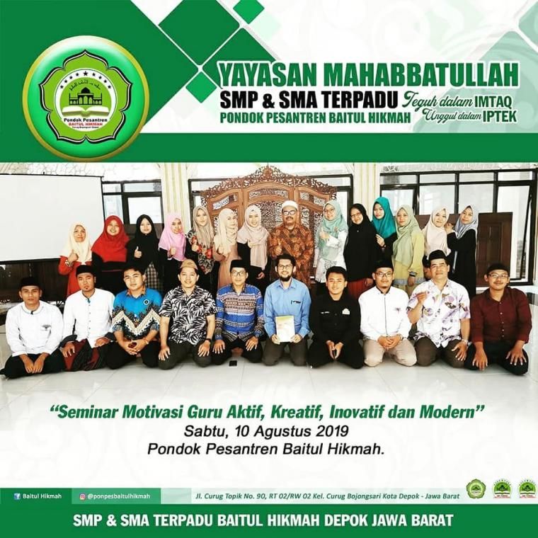 Baitul Hikmah Depok | dok. Ponpes Baitul Hikmah