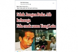 Unggahan konten hoaks tentang foto putra Presiden Jokowi, Kaesang Pangarep yang mengenakan kaos berlogo palu arit, ANTARA FOTO