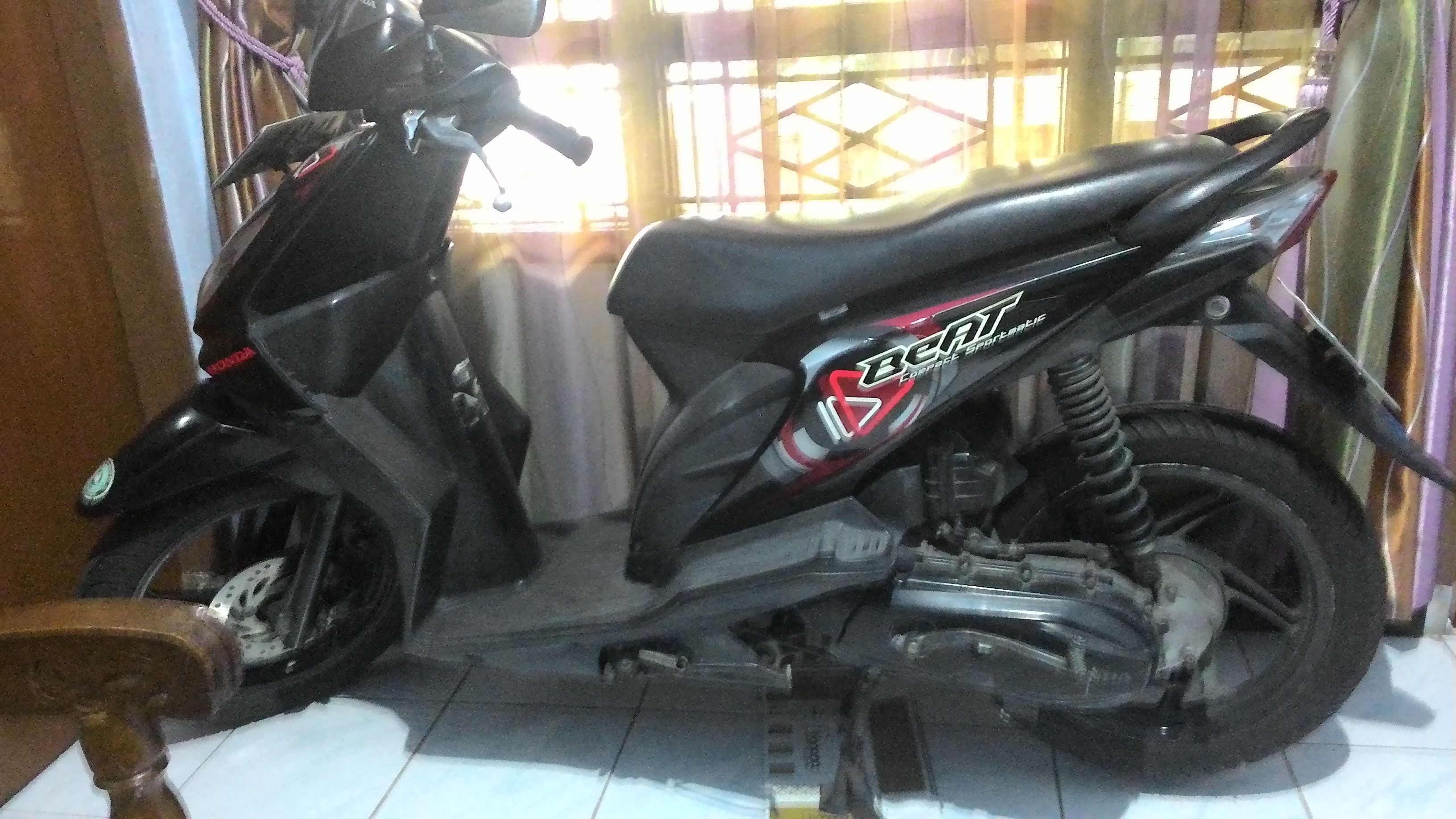 Motor Honda Beat 110cc keluaran tahun 2010 | foto: MuhamadIrfanPrasetyo/dokpri