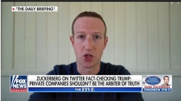 Wawancara  Online Mark Zuckerberg di The Daily Briefing (Sumber: Foxnews.com)
