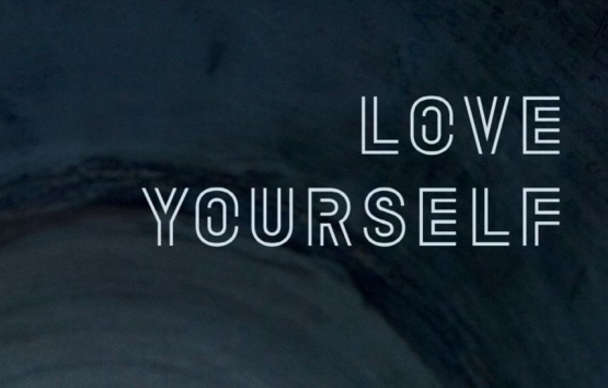 Gambar poster BTS love yourself. (dok: kpopfonts.com)