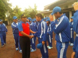 Ilustrasi : pelepasan atlet pelajar kabupaten Bangka beberapa waktu lalu (dokpri) 