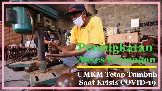 Pelaku UMKM kerajinan kulit kelapa (Sumber: cnbcindonesia.com/diolah)