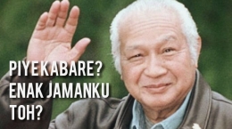 The Smiling General Soeharto | diolah dari tribunnews.com