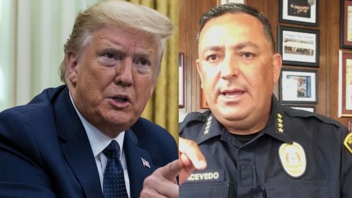 Houston Police Chief Art Acevedo has told Donald Trump to keep quiet, and not put people's lives at risk. Source : tbsnews.net