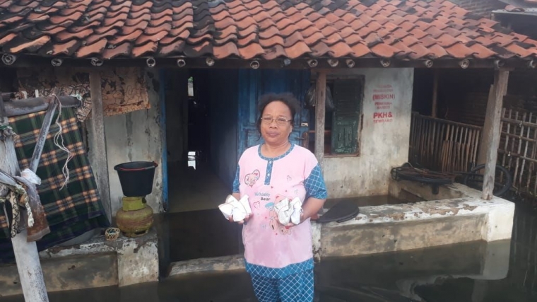 Kondisi Rob di rumah warga ( DOk Lukman Nur Hakim)