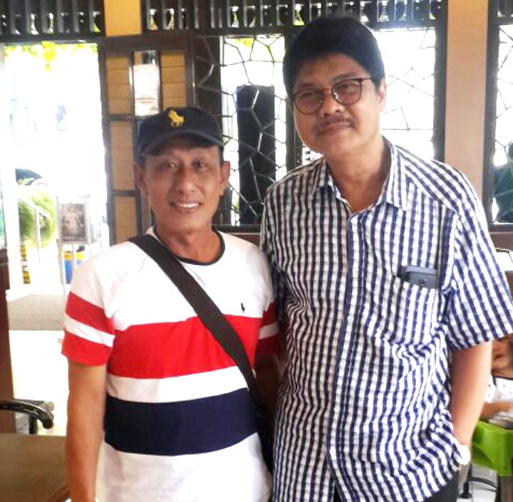 Bapak Suyono bersama mantan Kepala Dinas Pendidikan Provinsi Jawa Timur (Bpk Syaiful Rachman)--dokpri