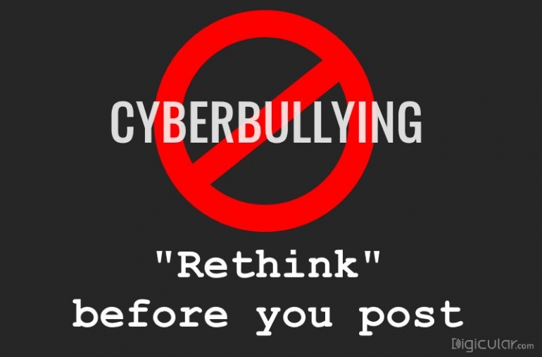 Ilustrasi gambar stop cyberbullying. (sumber: komunita.widyatama.ac.id)