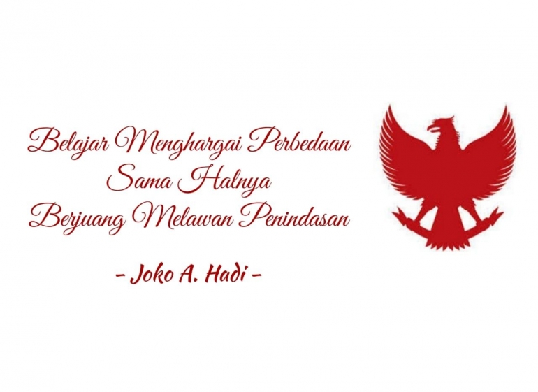 Spirit pancasila oleh wakil rakyat Halbar, Joko A. Hadi