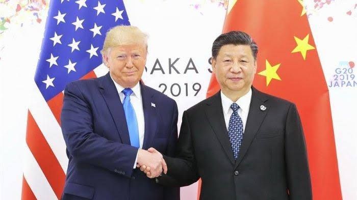 Donald Trump dan Xi Jinping (jogja.tribunnews.com)