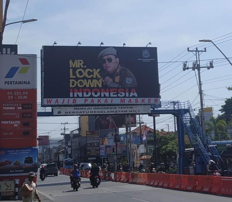 Billboard Mr.Lockdown Indonesia | Dok. Pribadi 