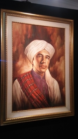 Lukisan Presiden RI Joko Widodo karya Gus Nuh--dokpri