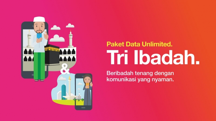 Paket Tri Ibadah (Sumber: tri.co.id)