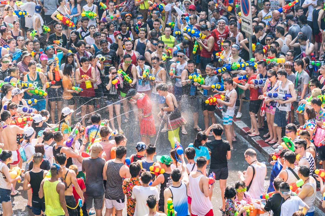 Suasana Songkran Festival (Sumber: thepattayanews.com)