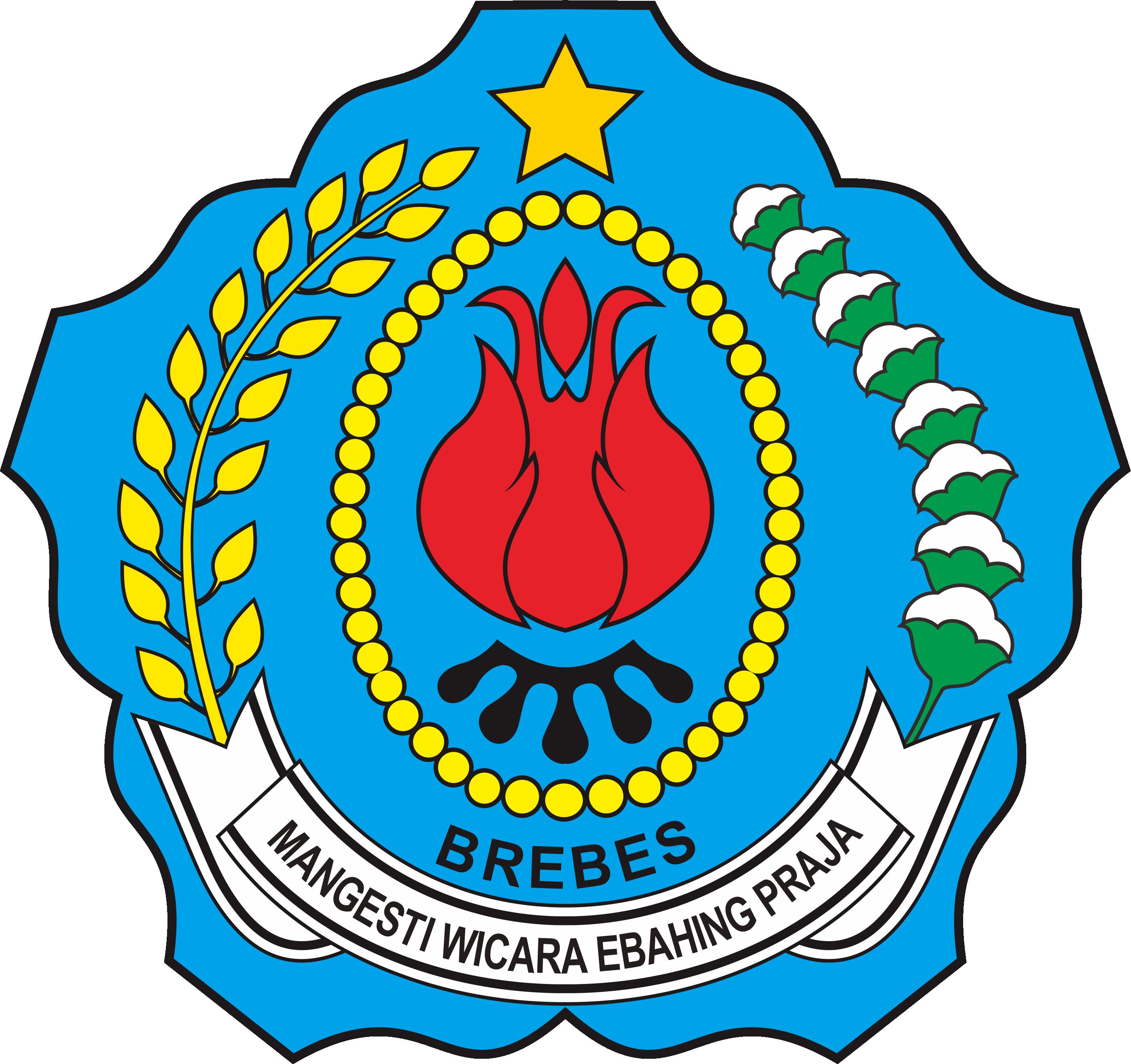 Bagian tengah logo kabupaten Brebes yang memiliki gambar bawang merah | source : brebes.kab.go.id
