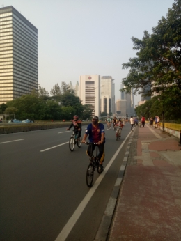 Pesepada di Jalan Dukuh Atas Sumber : Dok_Pribadi