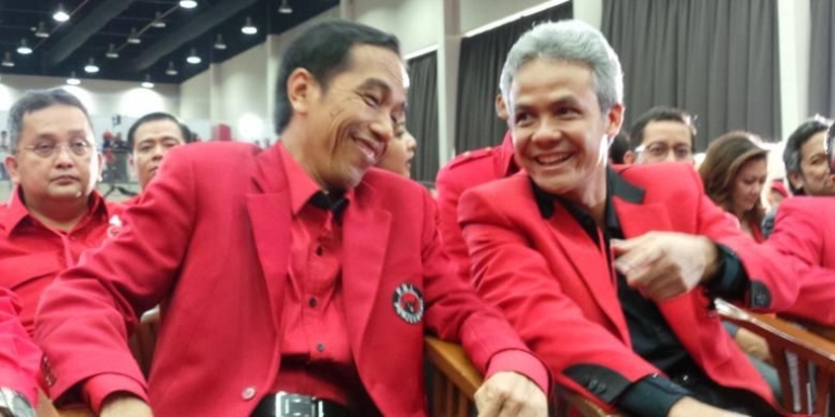 Joko Widodo (Jokowi) dan Ganjar Pranowo, Sumber: Kompas.com