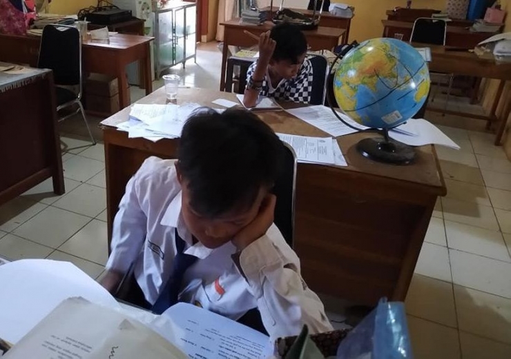 PAT secara langsung di sekolah (Dok. Didno)