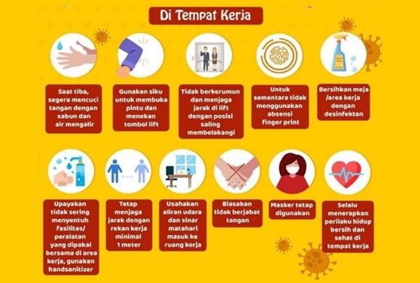Panduan di tempat kerja (Dok. AMI)