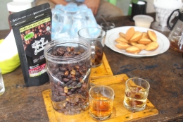 Cascara, teh kulit kopi dari Desa Punik (dokpri)
