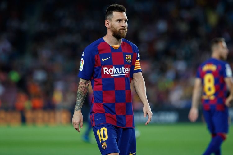 Penyerang Barcelona, Lionel Messi. (Foto: David Ramirez/AFP via Kompas.com)