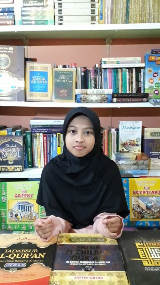Ujian praktek tilawah dan hafalan Al Quran, doa-doa, dan bacaan shalat (dokpri)