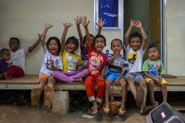 ilustrasi kegembiraan anak. (Foto: Antara/Basri Marzuki via kompas.com)