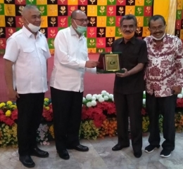 Direksi PTPN I Langsa silaturrahmi dengan Bupati Aceh Utara, Senin (15/6/2020). (Foto: Humas PTPN I).