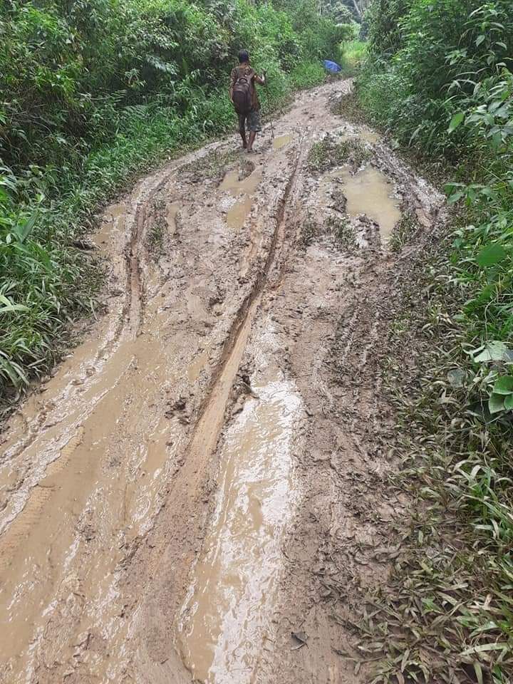 Kubangan lumpur.Sumber photo dari grup Facebook HAMARS