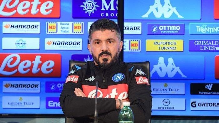 Gennaro Gattuso temu media saat resmi ditunjuk jadi pelatih Napoli| Sumber: Akun Twitter Resmi SSCNapoli @en_sscnapoli