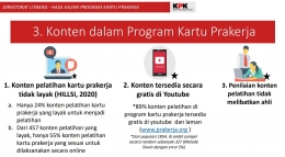 Konten Program Kartu Prakerja 89 persen bisa diperoleh gratis tanpa harus bayar ke perusahaan platform digital | Dokpri, hasil screenshot