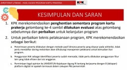 Rekomendasi KPK dalam Program Kartu Prakerja (I) | Dokpri, hasil screenshot