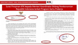 urat Pimpinan KPK kepada Menteri Koordinator Perekonomian Airlangga Hartarto | Dokpri, hasil screenshot