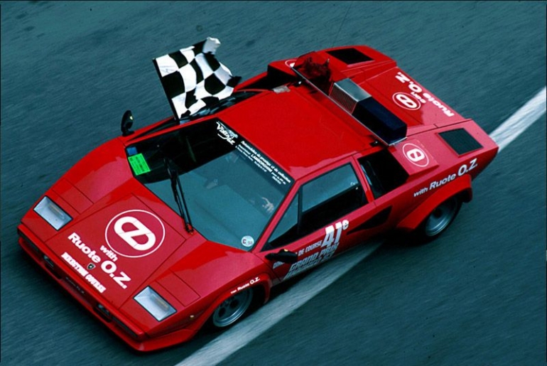 Lamborgini Countach Safety Car di Monaco GP'81-83