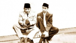 Soekarno dan Jokowi (pinterpolitik.com)