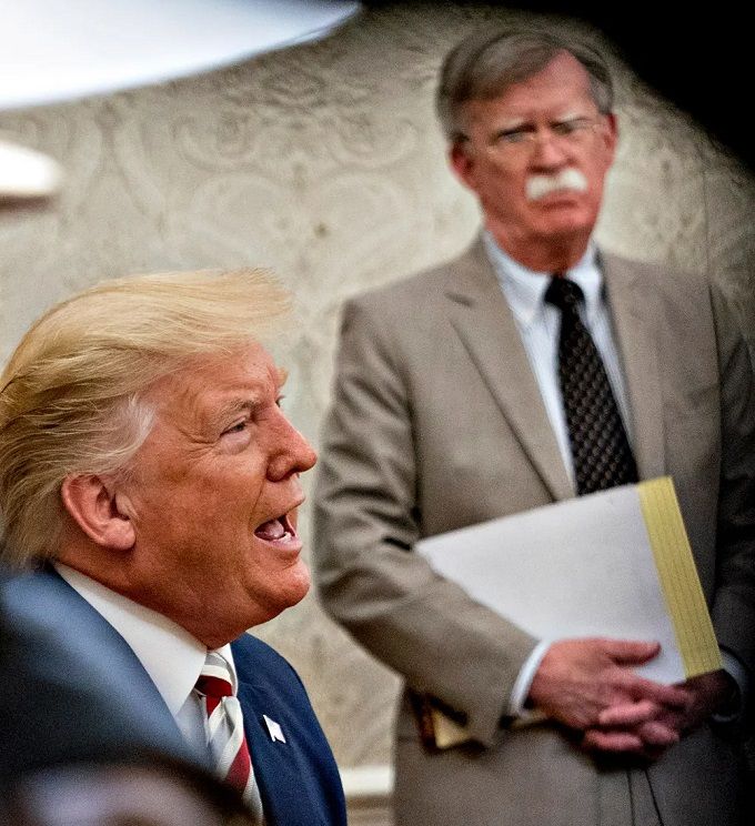 Perseteruan Trump-Bolton terus berlanjut. Photo: Yucatan times