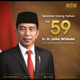 Selamat Ulang Tahun, Bapak Presiden Joko Widodo, Sumber:https://twitter.com/KSPgoid 