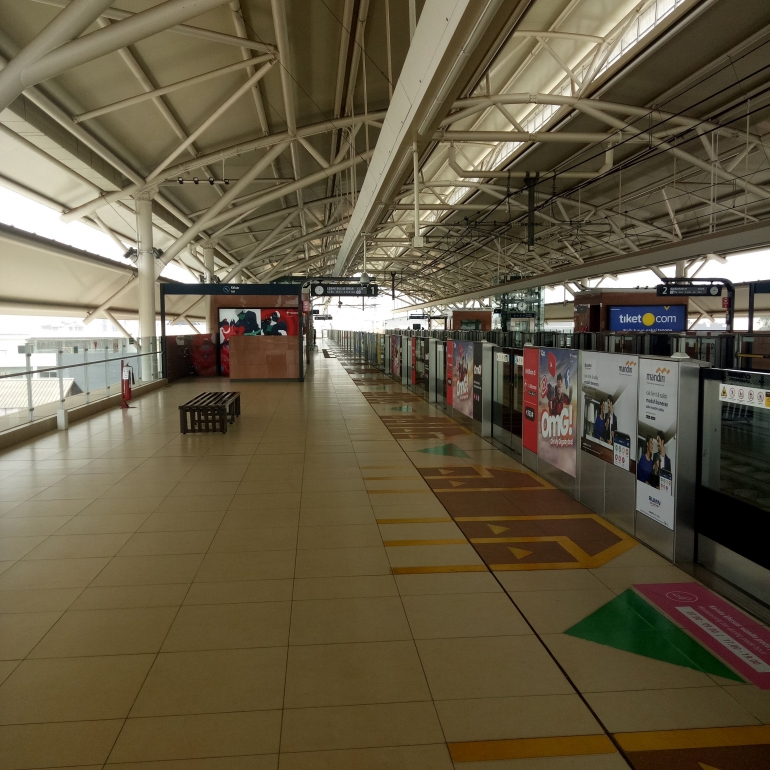 Stasiun MRT Blok M. dokpri