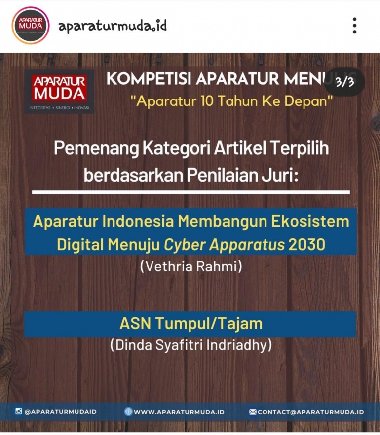 Screenshot: aparaturmuda.id