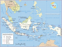 Peta Indonesia (sumber: www.nationsonline.org)